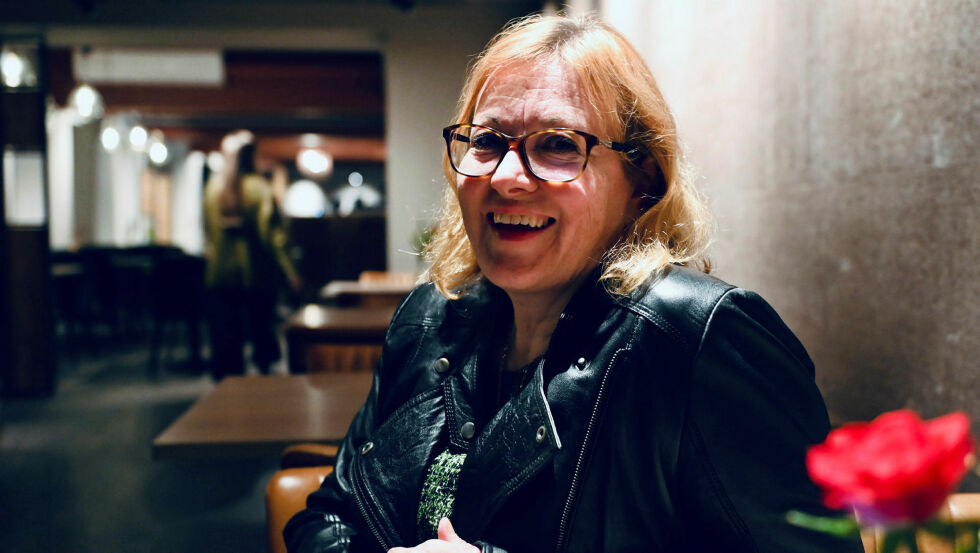 Britha Marie Stavang Berg, ordførerkandidat for Rødt.
 Foto: Irmelin Klemetzen