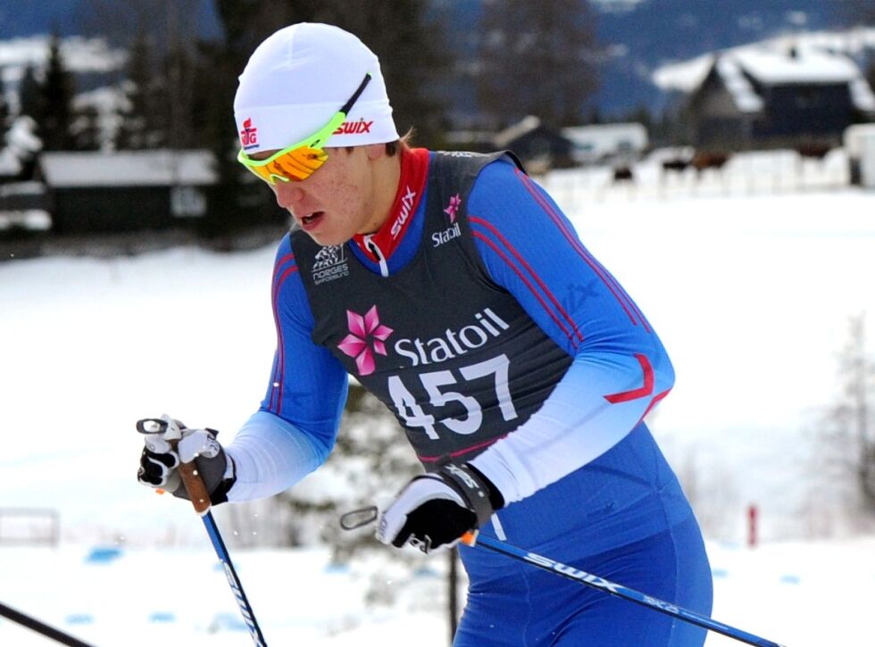 Jan Arthur Reinås imponerer i langrennssporet om dagen. Han ser ut til å være i rute foran juniorenes norgescupåpning på Nes om halvannen uke
 Foto: Svein Halvor Moe