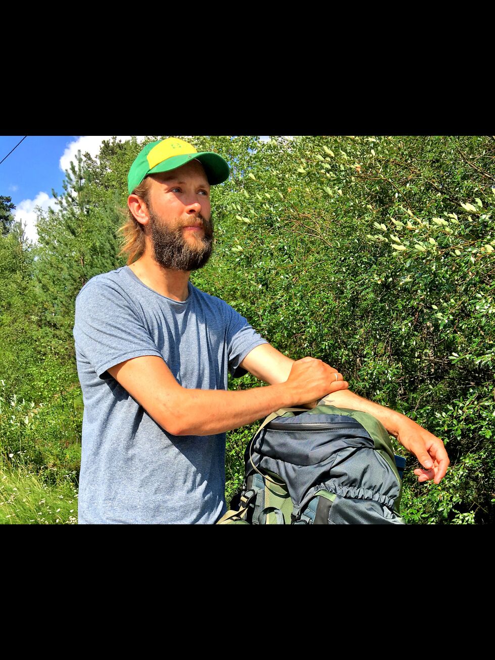 Robert Uggedal Hansen var i kameratgjengen som oppdaget brannen og fikk varslet myndighetene.
Foto: Stein Torger Svala