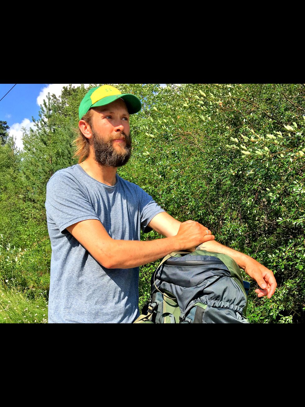 Robert Uggedal Hansen var i kameratgjengen som oppdaget brannen og fikk varslet myndighetene.
 Foto: Stein Torger Svala