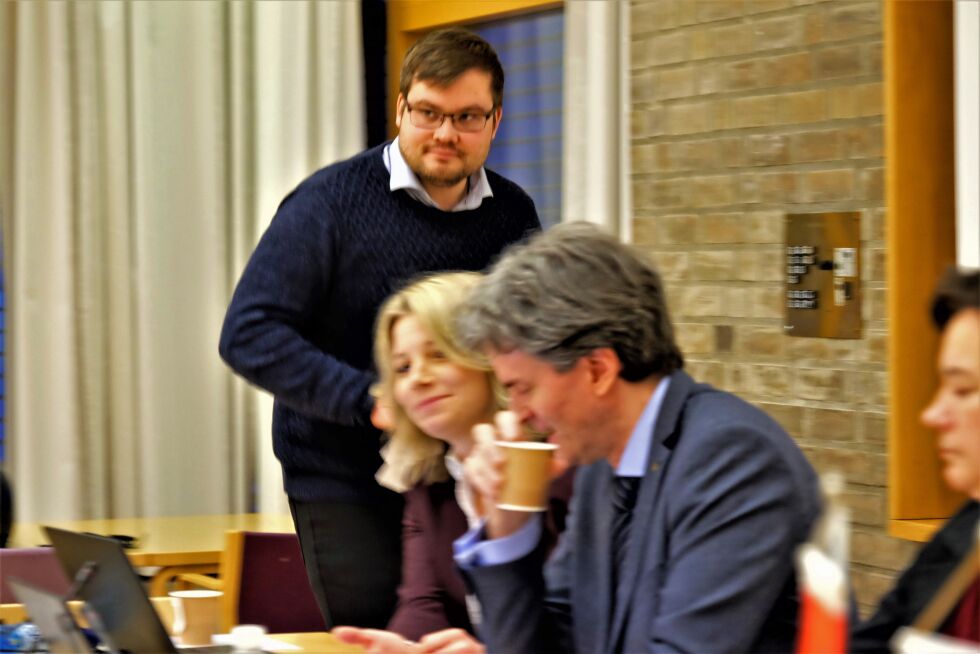 Fylkesvaraordfører Tarjei Jensen Bech argumenterte for midler til hjernehinnevaksine, og fikk gehør.
 Foto: Bjørn Hildonen