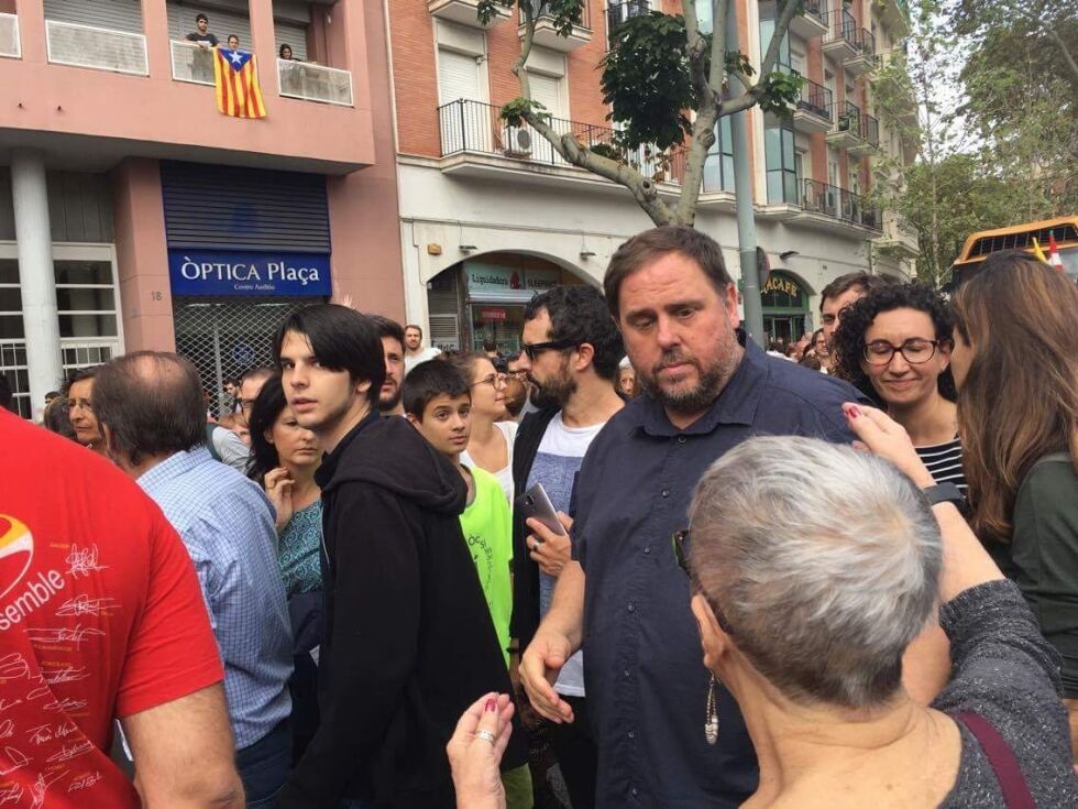 Catalonias visepresident Oriol Junqueras lever under et voldsomt press for tiden.
 Foto: Stein Torger Svala