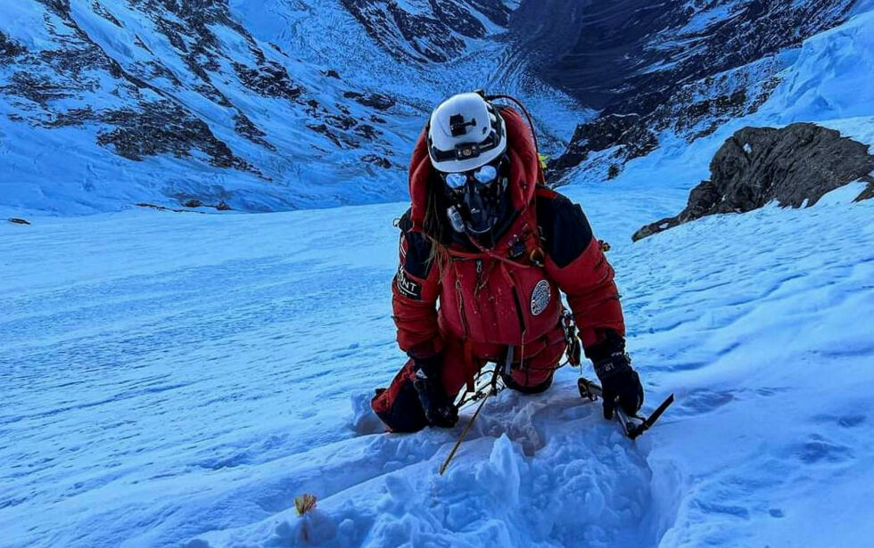 Kristin Harila entret nett til onsdag den andre toppen under sitt opphold i Tibet. 
Arkivfoto
 Foto: 8K Expeditions