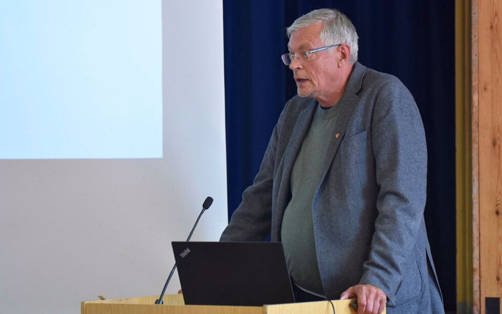Kommunedirektør Kurt Maurstad kan fortelle at det er snakk om store nedtrekk innenfor blant annet administrasjon og pleie og omsorg.
 Foto: Irene Andersen