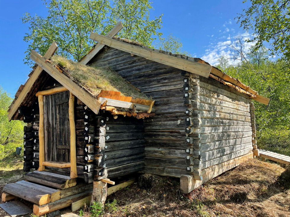Kirken begynner å bli ferdig.
 Foto: Are Turi