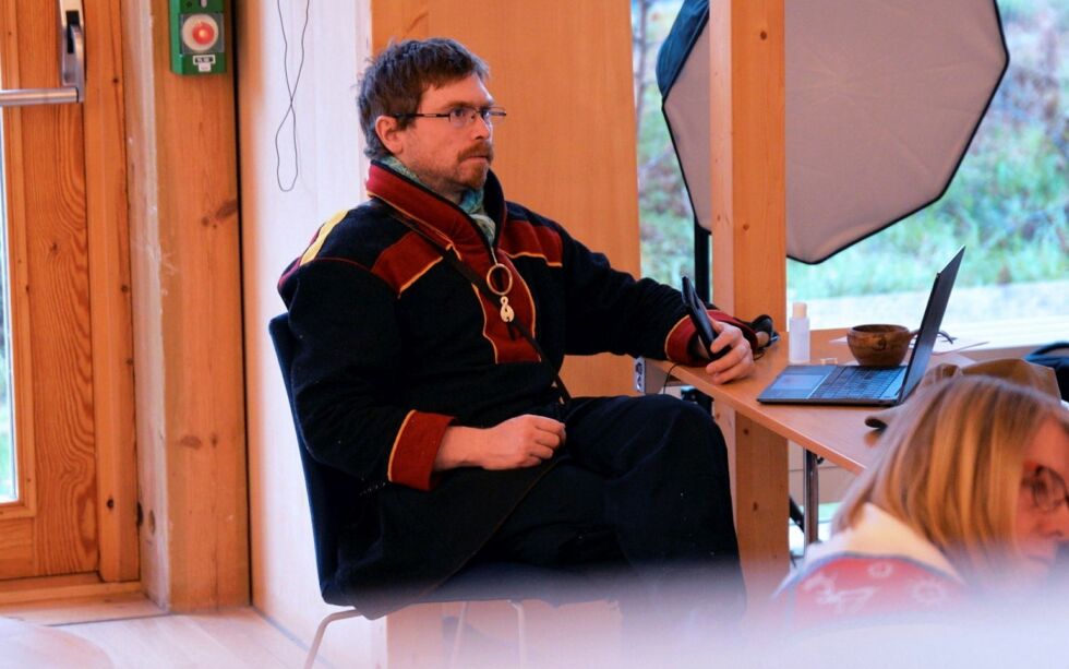 Beaska Niillas representerer felleslista NSR og Samefolkets parti. Foto: Steinar Solaas