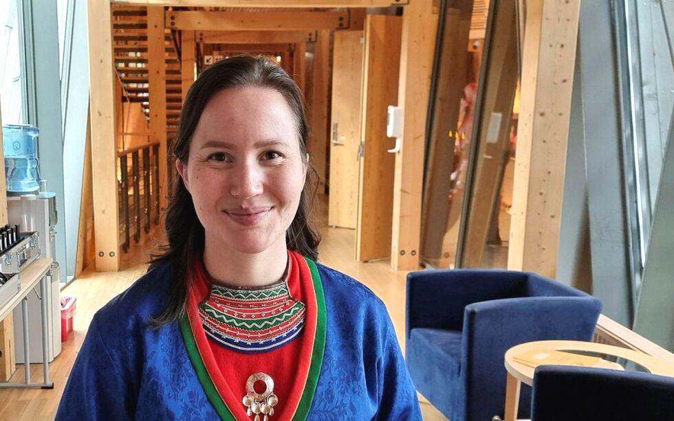 Sametingsråd Maja Kristine Jåma (NSR) er Sametingets «kulturminister».
 Foto: Steinar Solaas