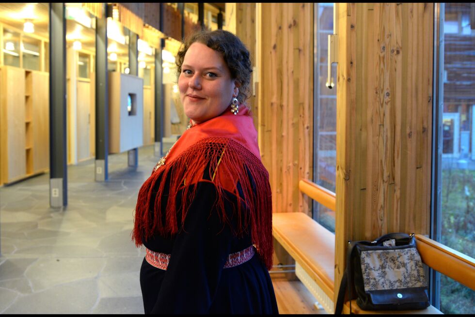 Silje Karine Muotka (NSR) ønsker ikke å gi sin tilslutning til avtaleforslaget om fisket i Tanaelva.
 Foto: Steinar Solaas