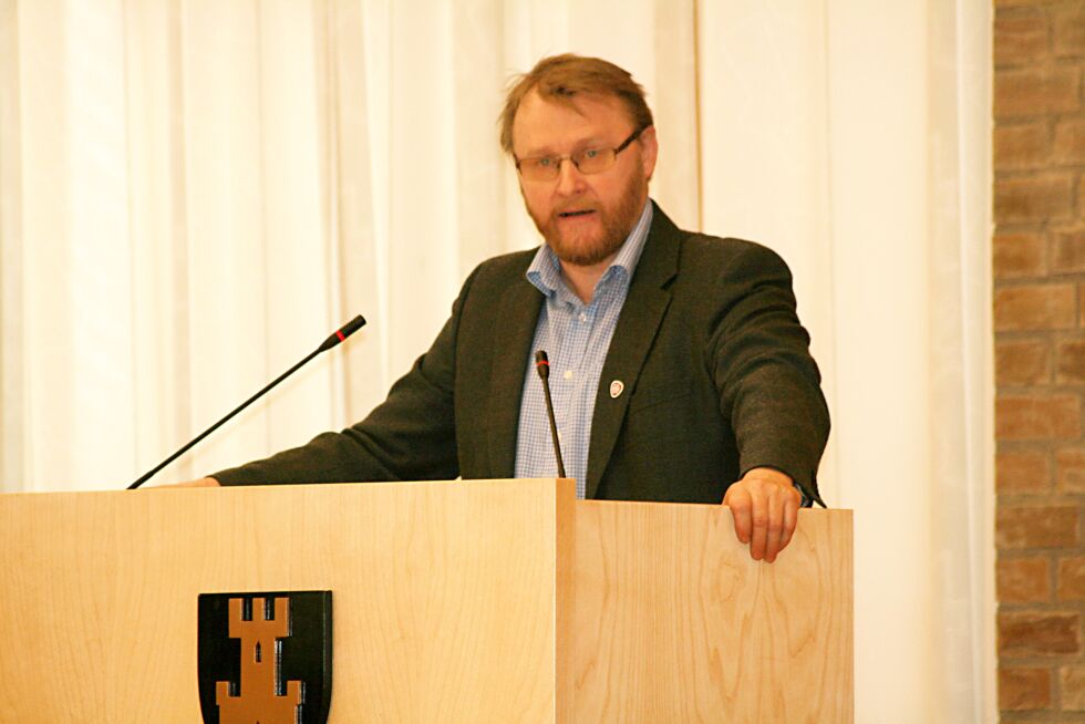 Aps Ulf Ballo ser ikke bort fra at vi i overskuelig fremtid får en skole med navnet Tana og Varanger videregående skole.
 Foto: Bjørn Hildonen