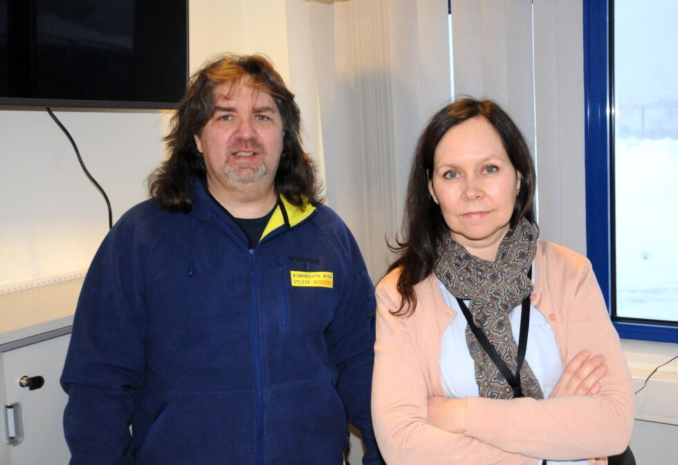 Per Helge Stærk er en av 11 i Norteminal Responce, som denne uka fikk sin oppsigelse. Inger Christiansen på kontoret har foreløpig jobb videre.
 Foto: Hallgeir Henriksen