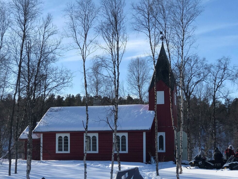 Beaivvášgieddi kir­ke er land­ets mest øde­lig­gen­de.
 Foto: Stein Torger Svala