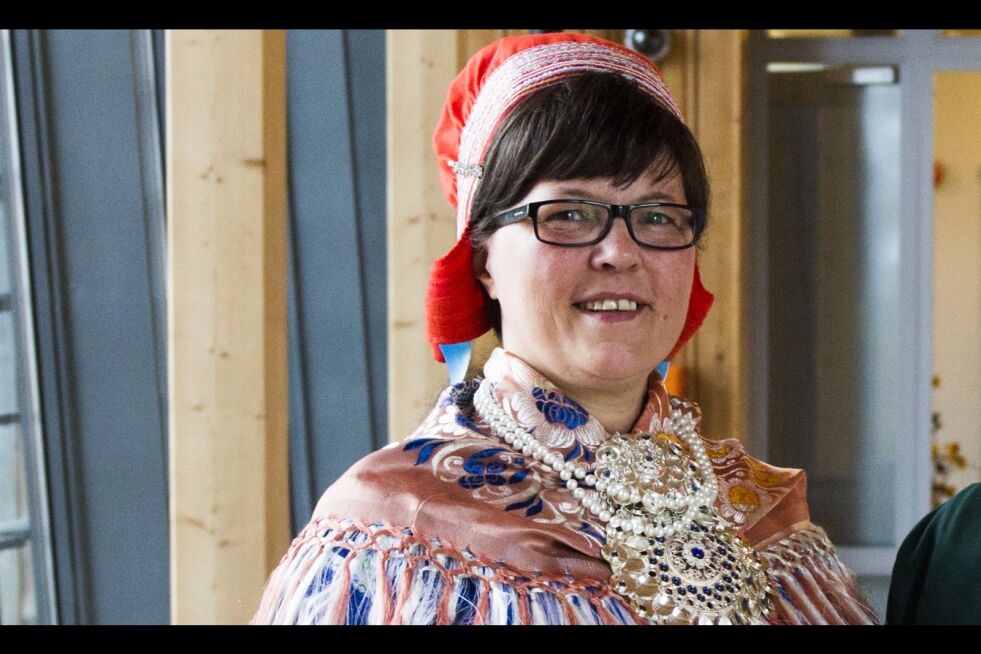 Sametingsråd Berit Marie P. E. Eira vil utvikle duodji både som kultur og som næring.
 Foto: June Helén Bjørnback