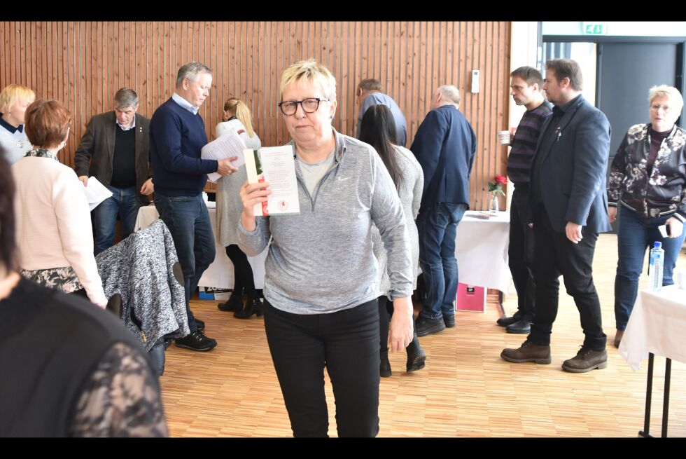 Wenche Pedersen har stått i front mot tvangssammenslåingen med Troms. Nå kan hennes harde språkbruk medføre at hun ikke kommer inn i Finnmark APs styre.
 Foto: Lars Birger Persen