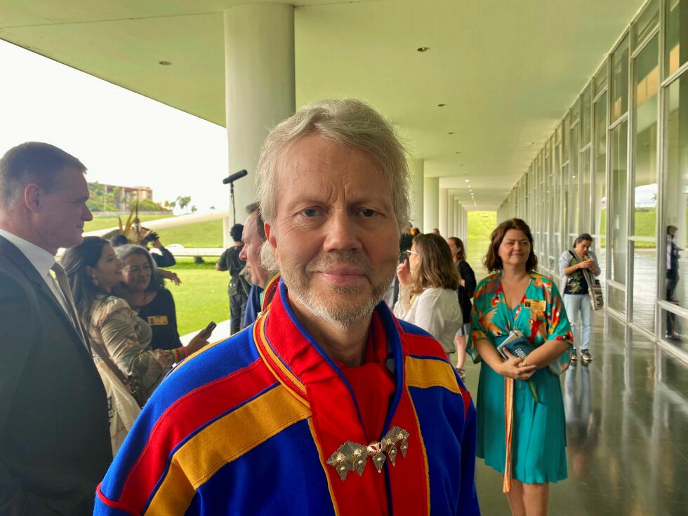 Professor Øyvind Ravna har fortalt politikere og urfolksledere i Brasil at Brasil på visse områder ligger langt foran Norge når det gjelder utviklingen av urfolks menneskerettigheter, slik situasjonen er i dag.
 Foto: Privat