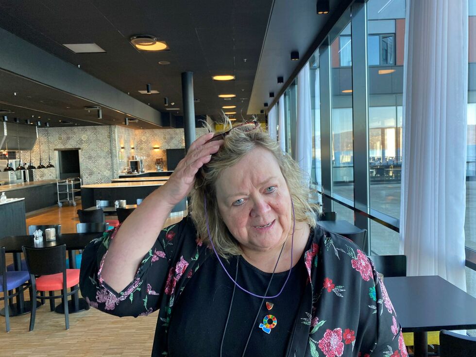 Høyres Nina Danielsen mener fylkespolitikerne må holde seg for gode til å foreslå kutt i skolen, og heller kutte i administrasjon og overbetalte stillinger.
 Foto: Hallgeir Henriksen