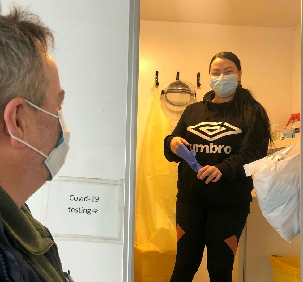 Det kan virke som smittespredningen er i ferd med å gi seg i Karasjok, men testingen fortsetter.
 Foto: STEIN TORGER SVALA
