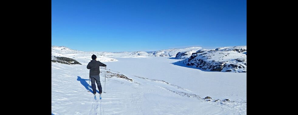 Vintereventyret venter for dem som tar turen innover bugøynesfjellene.
 Foto: Vilfred Ingilæ