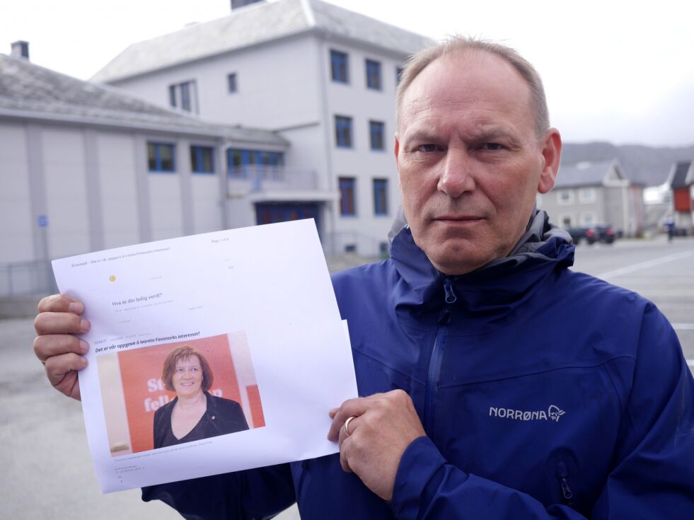 Ottar Hansen mener at sentrale politikere i Nordkapp Arbeiderparti; med ordfører Kristina Hansen i spissen, har skapt en fryktkultur som gjør at folk ikke våger å stå frem med hva de mener. Selv meldte han seg ut av partiet i januar, etter å ha vært medlem i 22 år.
 Foto: Geir Johansen