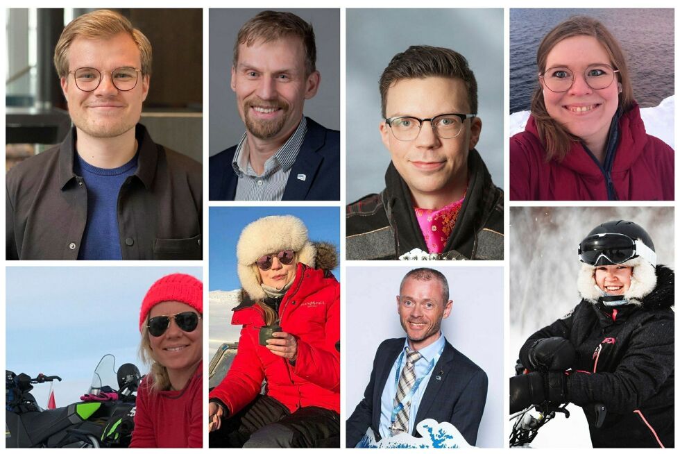 Vetle Langedahl, Jo Inge Hesjevik, Jan Ivvar Smuk og Christine Nilssen. Under fra venstre: Ellen Kristina Saba, Marianne Haukland, Ståle Sæther og Hege Christin Bjørkmann.
(Pressefoto)