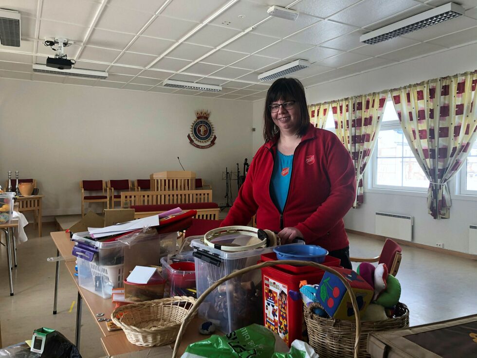 Korpsleder Friederike Bach hos Frelsesarmeen i Kirkenes påpeker at det ikke er noen skam å be om hjelp.
FOTO: BIRGITTE WISUR OLSEN