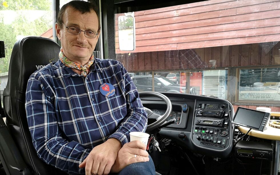 Bjørn Erik Kvannli hadde sin siste tur som sjåfør på Gærjah i fjor høst. 1. oktober forlot han jobben uten noe å gå til. (Foto: Erik Brenli)