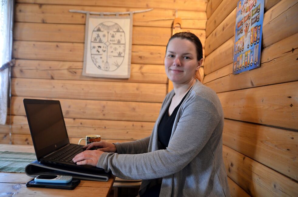 Anja Tellervo Hansen har full kontroll etter ett års drift.
 Foto: Roger Albrigtsen