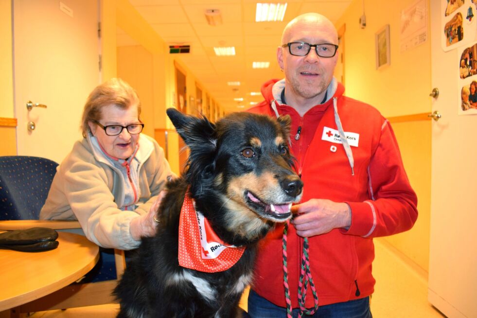 Torhild Skavhaug, Nelli og Tor Arne Henriksen.
 Foto: Birgitte Wisur Olsen