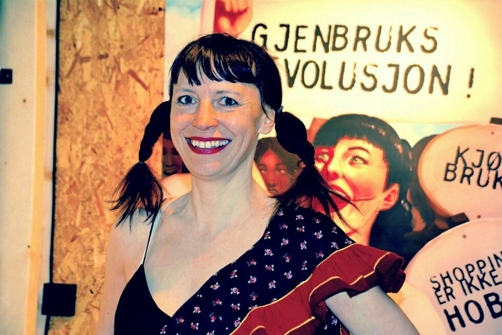 Charlotte Nilsen fra Tromsø skal lage kunst av samisk offersted. Foto: Elin Margrethe Wersland