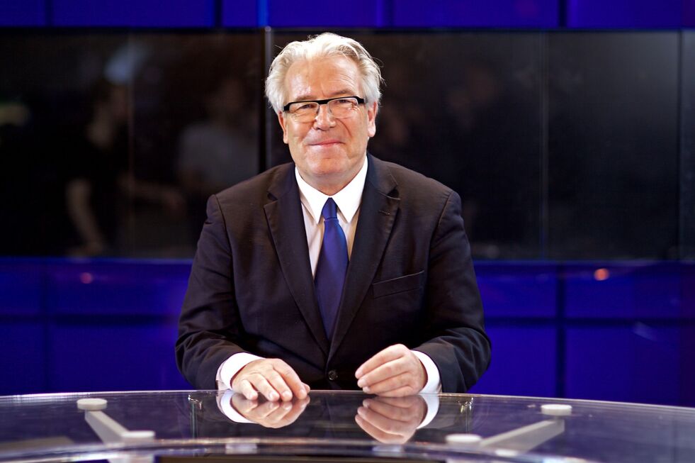 Davy Wathne gleder seg til å kommentere kamp i Finnmark.
 Foto: Alex Iversen, TV2