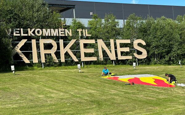 Frisker opp kommunevåpenet