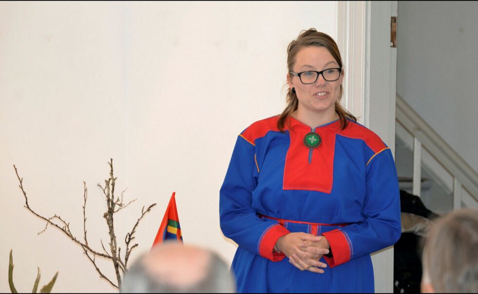 Tina Aslaksen er leder i Vesterålen og omegn sameforening.
 Foto: Steinar Solaas