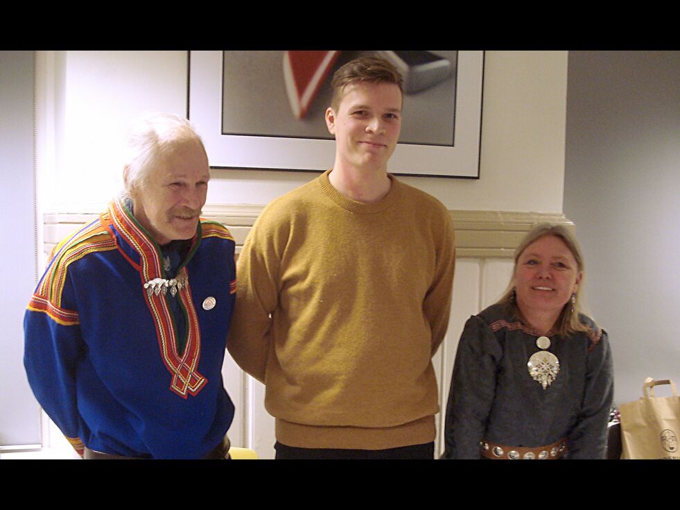 Fra venstre Per Kåre Grønvoll, August Sjøvoll og leder Kristin Sara. Beate Heide og Elen Ravna sitter også i styret.
 Foto: Erlend Skjetne