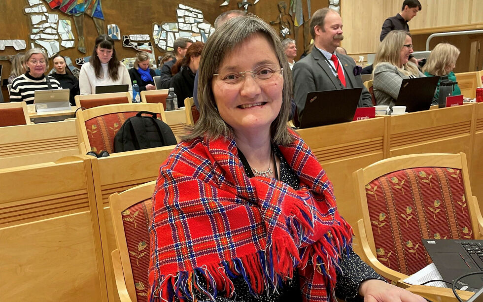 Parlamentarisk leder for Nordkalottfolket på Troms og Finnmark fylkesting, Toril Bakken Kåven.
 Foto: Pressefoto
