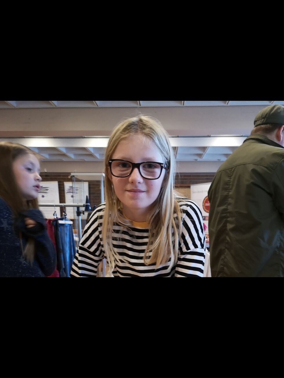 Dina Olsen var strålende fornøyd med innkjøpet av perler.
 Foto:  Erik Brenli