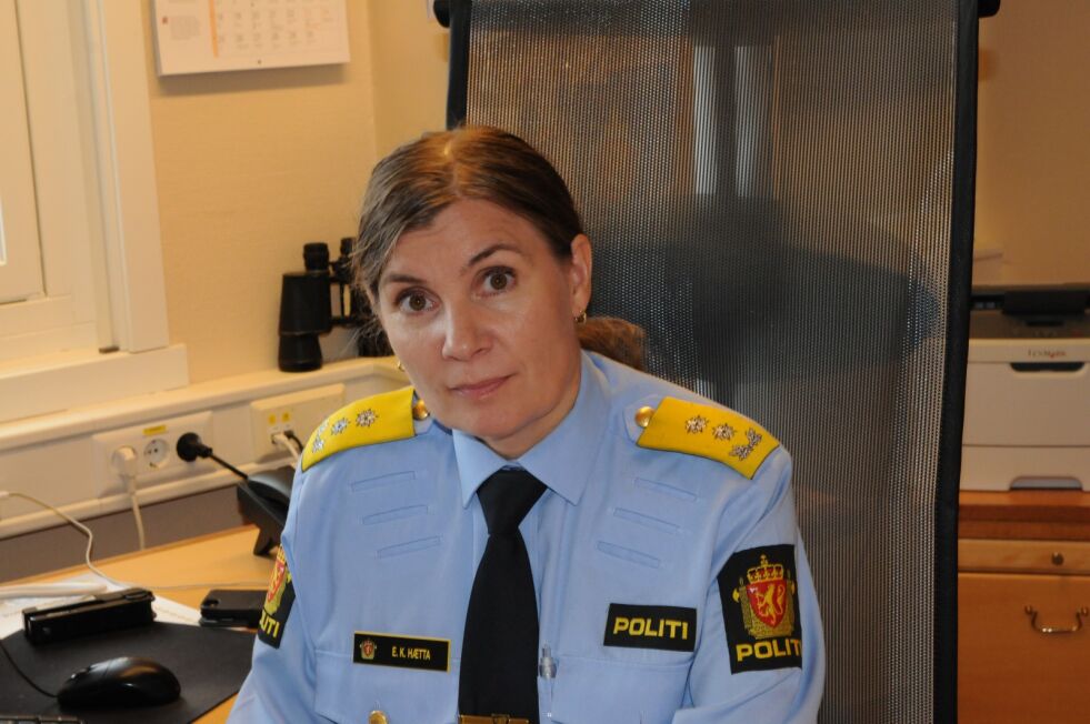Politimester Ellen Katrine Hætta er under etterforsking av spesialenheten for politisaker for mulig korrupsjon. Hun avviser imidlertid alle anklager i et anonymt tips
 Foto: Halllgeir Henriksen