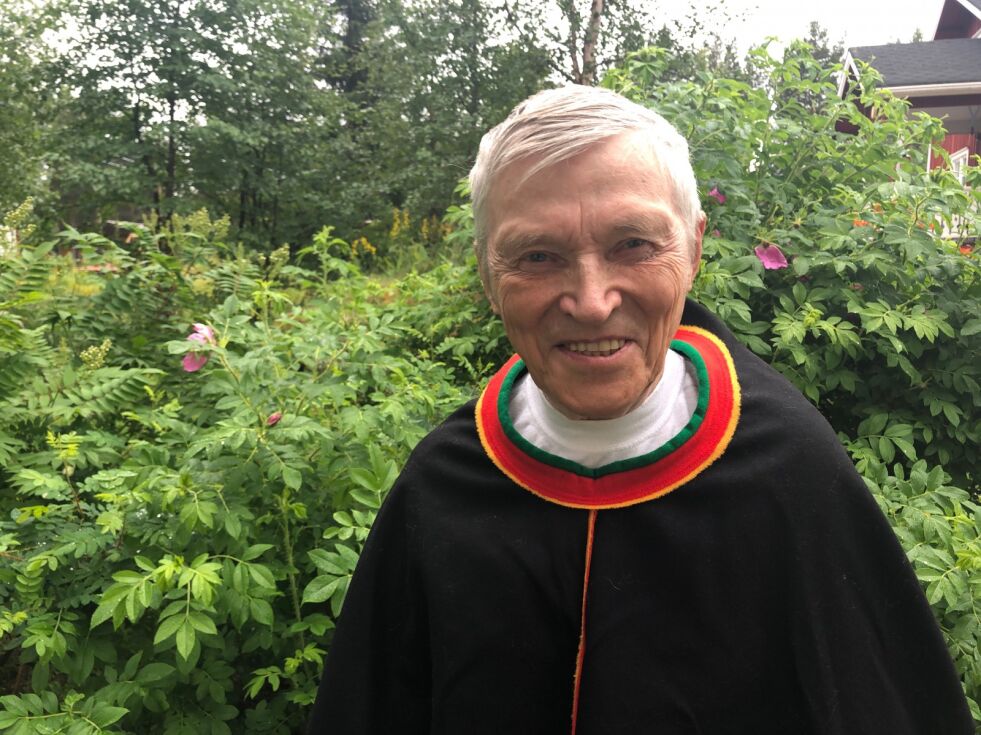 EKSKLUDERT OG INKLUDERT:  Sametingsrepresentant Martti Kari Johannes Kyrö (75) har fått oppleve å bli kastet både ut og inn av samemanntallet i Finland.
 Foto: Stein Torger Svala