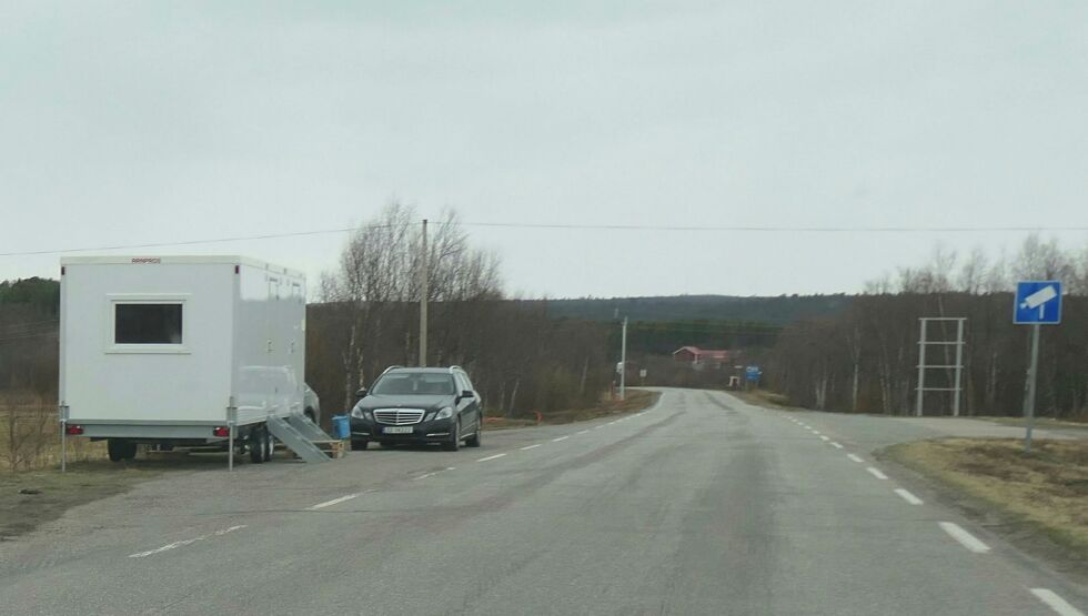 Her testes de som kommer inn i Norge fra Karigasniemi i Finland. Nå blir man testet ved eventuell innreise på finsk side av grensa.
 Foto: STEIN TORGER SVALA
