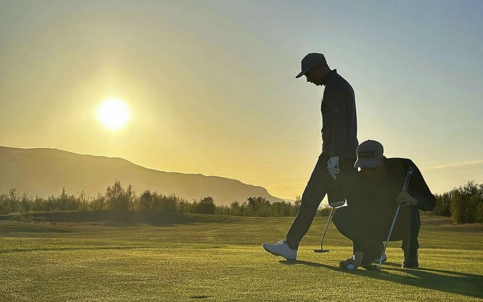 Ørjan Mathisen kommer med et klart budskap: – Ta kontakt! Golf er gøy og det er en veldig sosial aktivitet.
 Foto: Martin S. Nilsen