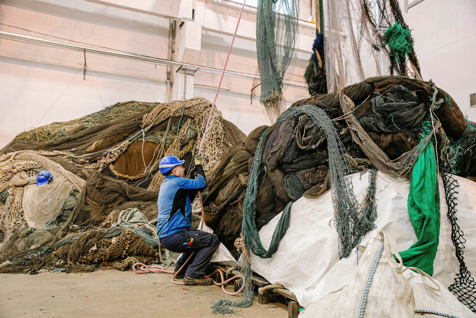 Nofir har siden 2011 samlet inn over 80 000 tonn fiskeri- og oppdrettsredskap til gjenvinning.
 Foto: Nofir