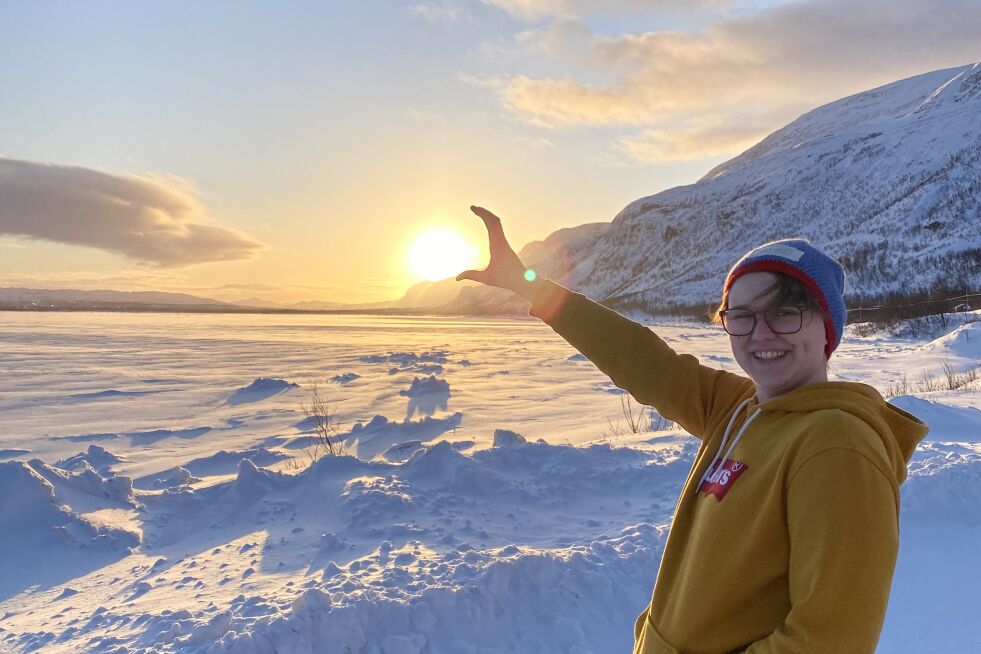 Ventetida er over! Vi er lykkelige! Og Finnmark beholder sitt folk en stund til.
 Foto: Kristin Marie Ericsson