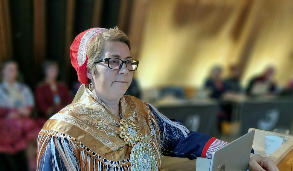 Ann Britt Eira Sara fra Kautokeino er innvalgt for Ap/BB i Ávjovárri valgkrets i 2021.
 Foto: Steinar Solaas