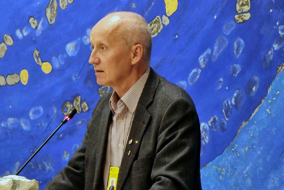 Knut Einar Kristiansen (NKF) er forbanna.
 Foto: Steinar Solaas