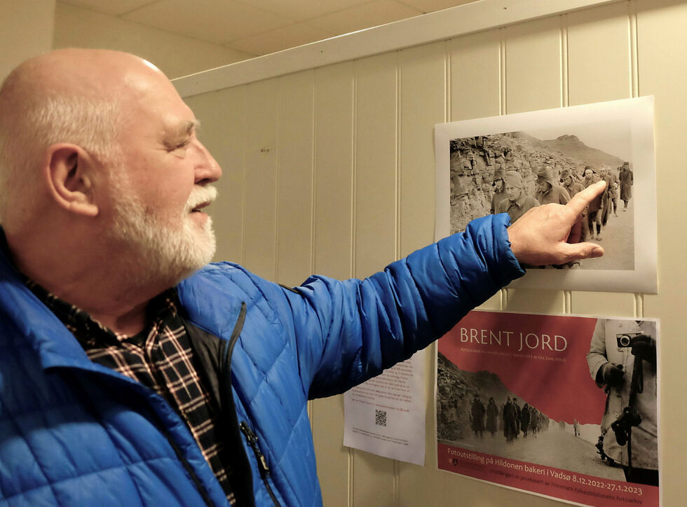 Bjørnar «Burre» Sørensen finne seg selv på russefangebildet.
 Foto: Bjørn Hildonen