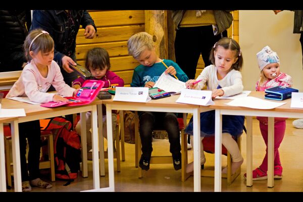 Spennende med skolestart i Karasjok