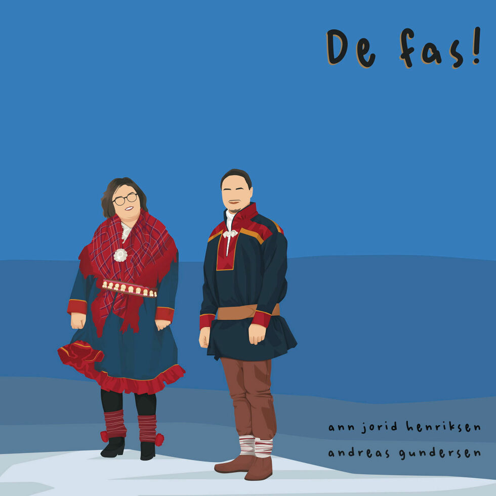 Ann-Jorid Henriksen og Andreas Gundersen på albumcoveret.
 Foto: Albumcover