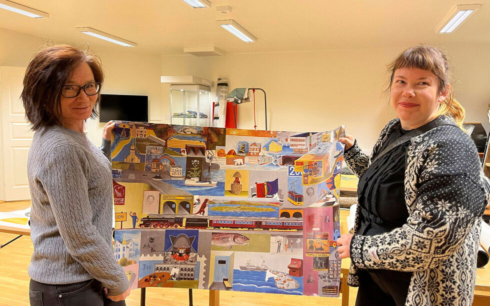 Vi har intervjuet direktør Marija Griniuk (til høyre) og administrativ leder Monika Anti i forbindelse med hva som skjuler seg i arkivene.
 Foto: Elin Wersland