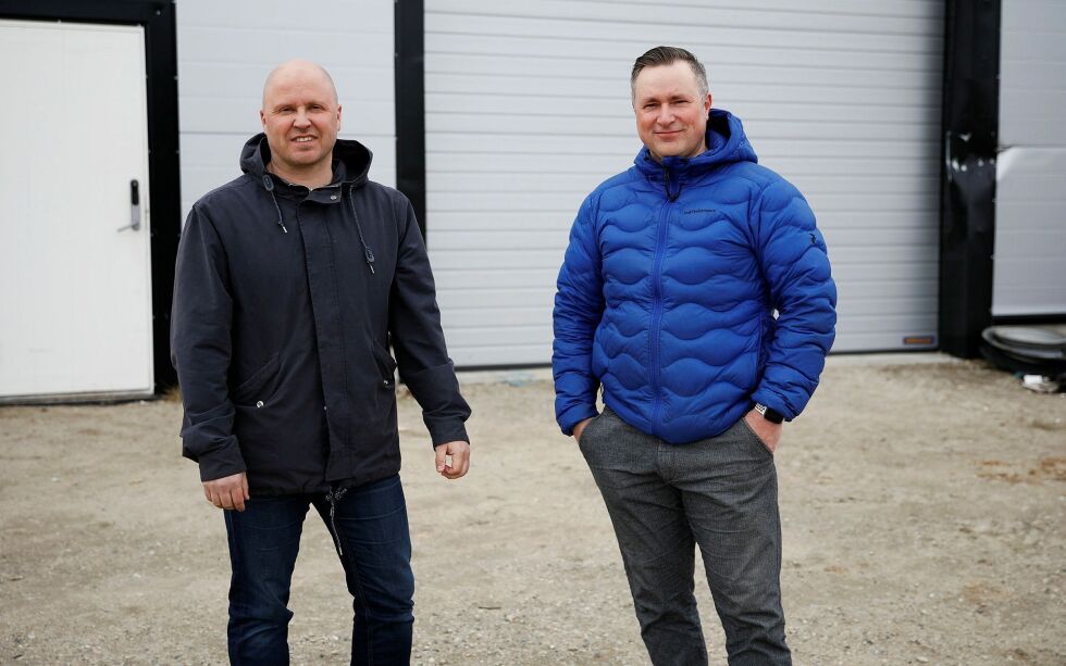 Pål Even Thomassen og Jørgen Johnsen åpner byggevarebutikken Montér i Karasjok denne sommeren. Johnsen er styreleder og investor mens Thomassen er daglig leder.