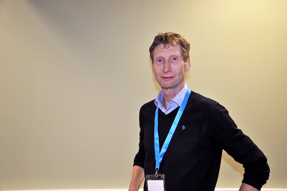 Daglig leder Gunnar Skjelvik i Polaralge AS i Gildeskål, opplever at tålmodighet er en dyd i biomarin-bransjen. Han og kona Ann Lisbeth og samarbeidspartner Christian Guido Bruckner, som har doktorgrad i algeforskning, satser sammen på alger, tang og tare. Polaralge jobber nå med å komme i gang med produksjon av fjærehinne, som brukes i sushi, men venter fortsatt på svar på konsesjonssøknaden de sendte inn for ett år siden.
 Foto: Rita Heitmann