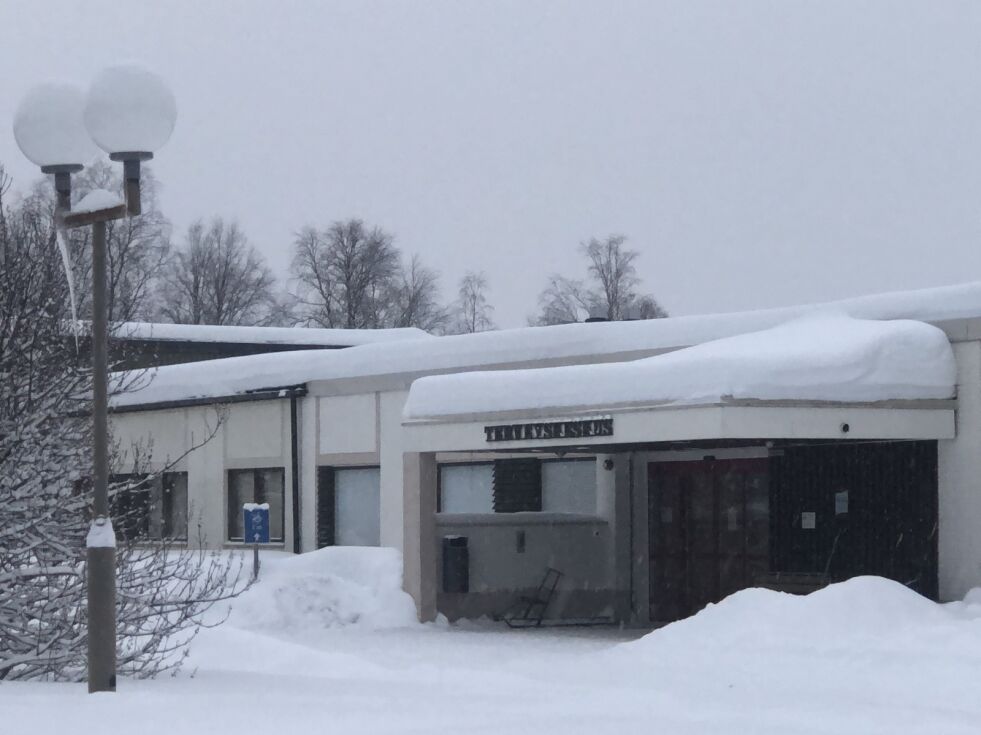 Isolatet på helsesenteret i Ivalo kan nå slippe ut far og sønn fra Kina med sine respektive normale symptomer på vinterinfluensa.
 Foto: Stein Torger Svala