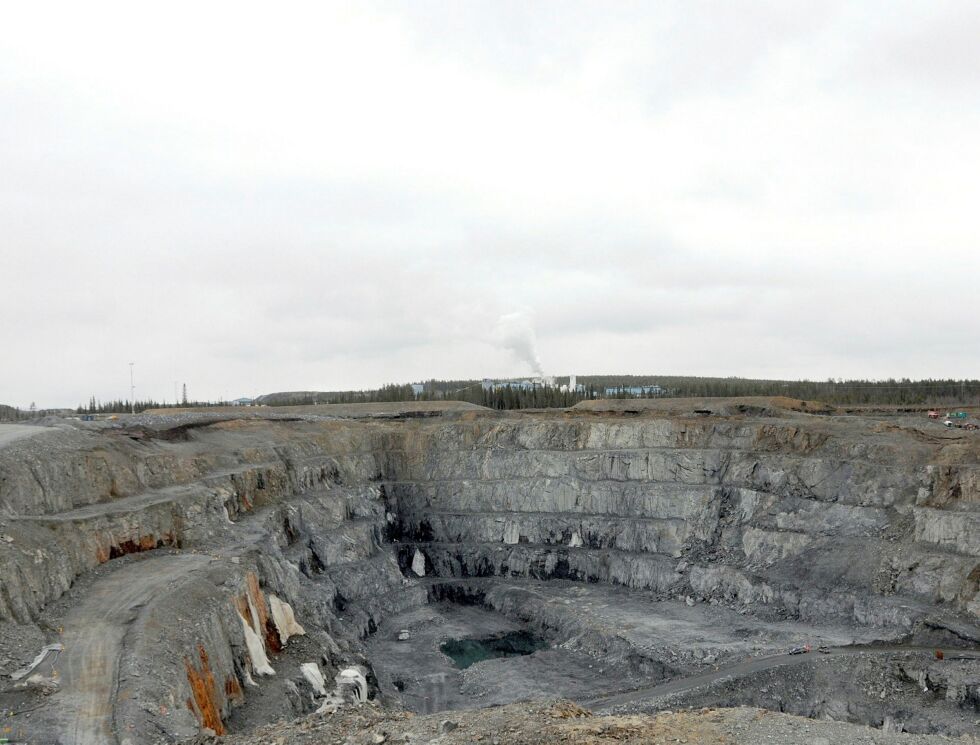 Gruvedrift i Sápmi gjør ubotelige naturskader, som her fra den stadig voksende gullgruva utenfor Kittilä i Nord-Finland.
 Foto: Stein Torger Svala